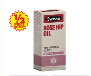 1/2 PRICE OFF RRP | Swisse Skincare Rose Hip Oil 50ml $13.98 (Don’t Pay RRP: $27.95)