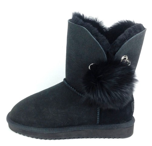 Oz Natives Uggs UP TO 70% OFF | Black Isla Short Boot $94.95 (RRP $200.00)