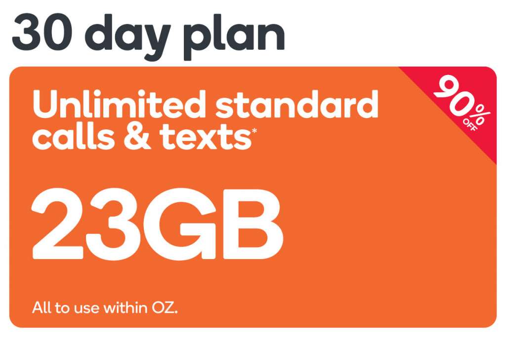 Kogan Mobile Prepaid Voucher Code: EXTRA LARGE (30 Days | 23GB) $4.90