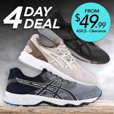 4 Day Flash Sale – ASICS Clearance $49.99