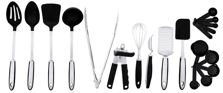 Kit Out Your Kitchen with This 20-Piece Kitchen Utensil Set! Ideal for Stocking Up New Homes or As a Gift Idea. Only $29.99