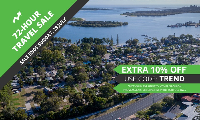 Yamba: 2-5 Nights for Two or Four with Go-Kart, Bike and Boat Hire  from $269