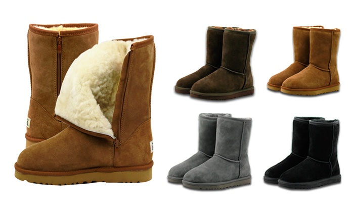 $69 for a Pair of Unisex Waratah UGG Water-Resistant Mid Zip-Up Boots