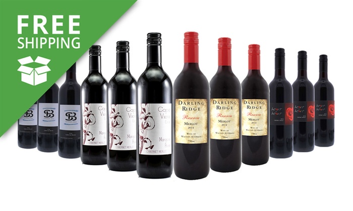 Free Shipping: $75 for a 12-Pack of Margaret River Mixed Red and White Wines (Don’t Pay $249)