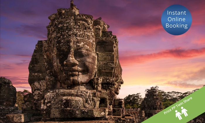 Cambodia: From $429 Per Person for a 3 Night Angkor Wat Tour with Meals and Transfers by Halong Tours Booking