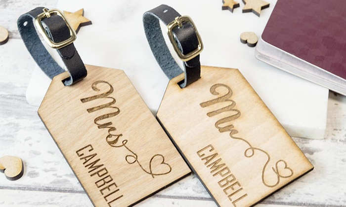 From $4.95 for a Personalised Wooden Luggage Tag (Don’t Pay up to $52)