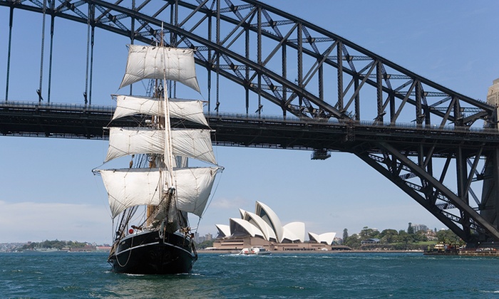 $45 for 90-Minute Sydney Harbour Cruise with Drinks with Sydney Harbour Tall Ships (Up to $82 Value)