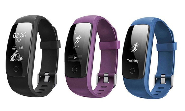 $39.95 for an ID107Plus HR Weather Display GPS Fitness Tracker with 0.96″ OLED Touchscreen