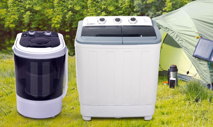 Mini Portable Washing Machine Top Load Two-in-One Spin Dry: 4kg ($79.95), 4.6kg ($109) or 5kg ($149)