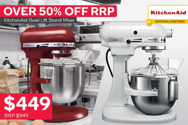 KitchenAid Mixer GIANT $500 Off RRP!