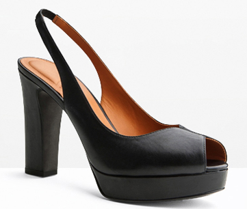 What For Leather Pumps Black $125.00