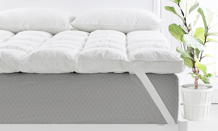 Plush Duck Feather and Down Mattress Topper: Single ($49), King Single ($59), Double ($69), Queen ($79) or King ($89)