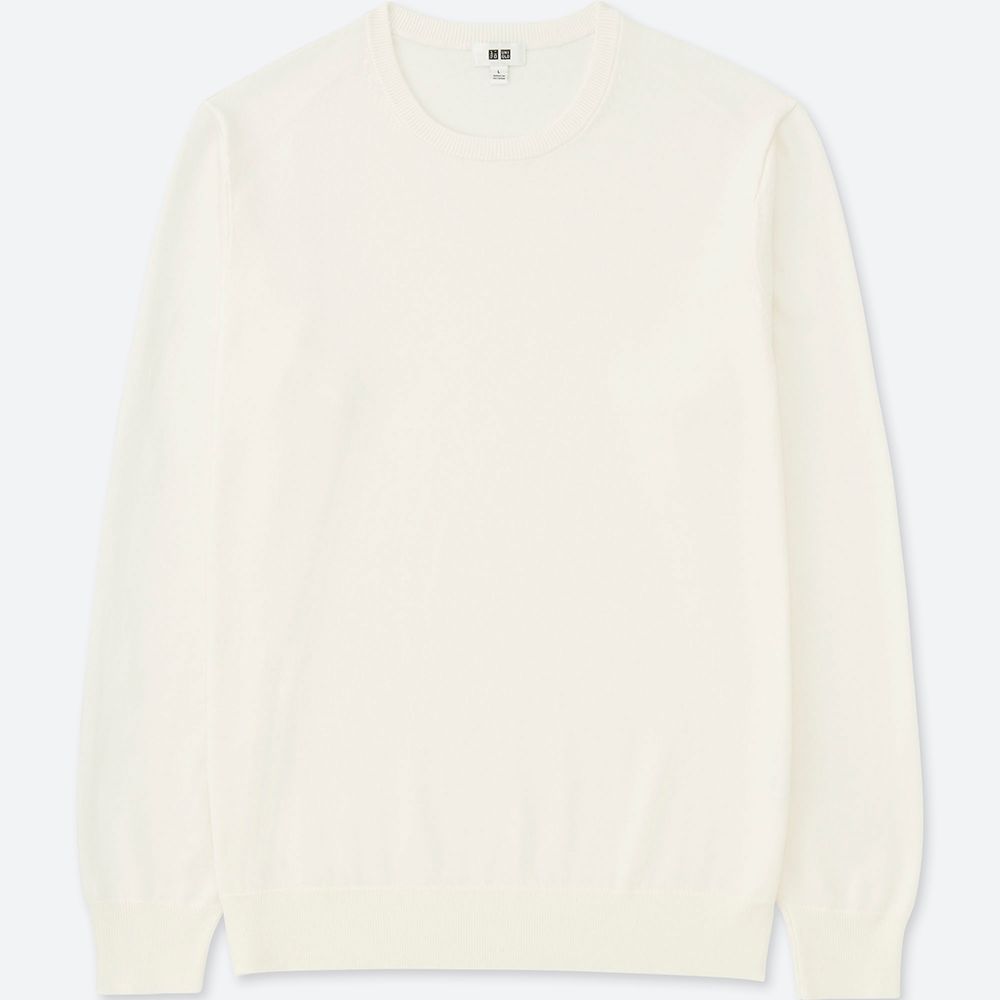 MEN Washable Crew Neck Long Sleeve Sweater AU$39.90