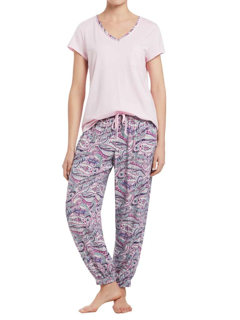 Pink Paisley Pyjama Set  $69.95