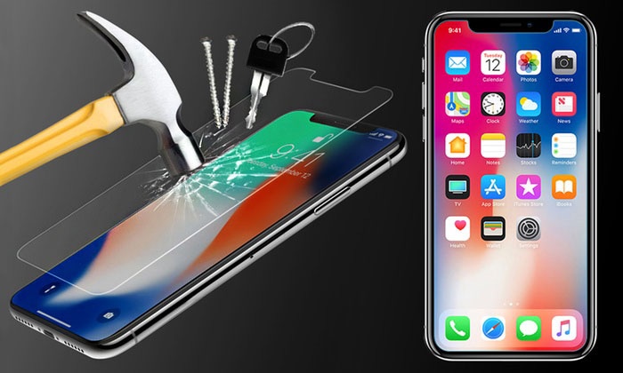 $9.95 for a Two-Pack of Tempered Glass Protectors for iPhone