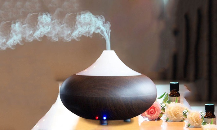 Ultrasonic Aroma Diffuser with Colour-Changing LED: One ($26) or Two ($45)