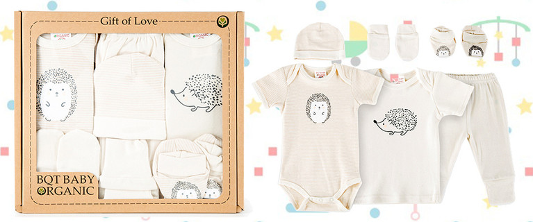 Your Little One Will Look Super Cute and Be Very Comfortable in This Adorable Baby Hedgehog Six-Piece Set! Only $24.99