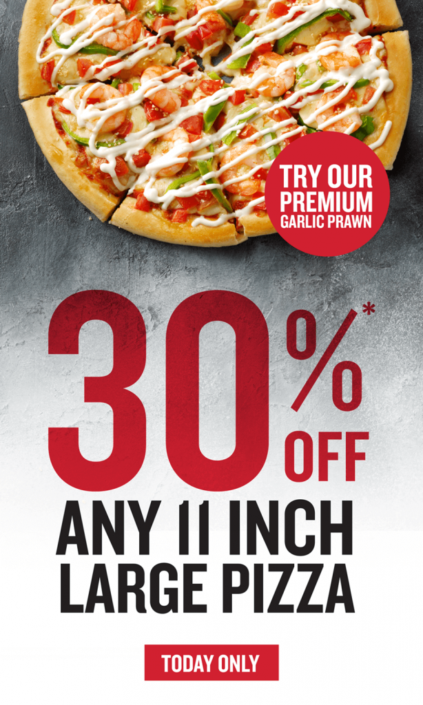 30% Off Pizza Mondays!?