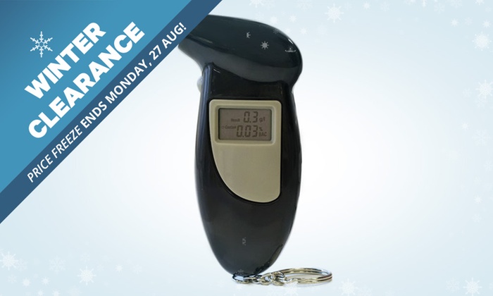 WINTER CLEARANCE: Digitial Alcohol Breathalyser: One ($12.95) or Two ($19.95) (Don’t Pay Up to $298)