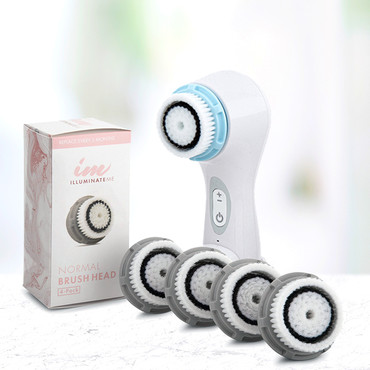 Give Your Skin a Deep Refreshing Clean with This Range of Ultrasonic Facial Brush Sets and Replacement Heads! From $14.99