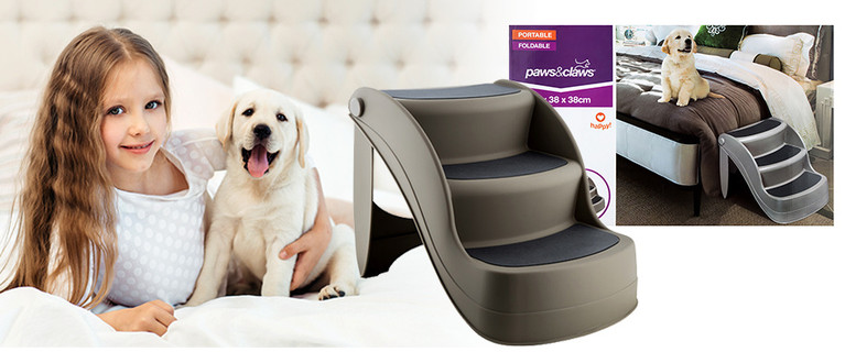 Help Your Pet Get Around Safely with These Portable Pet Steps – Just $34.99!