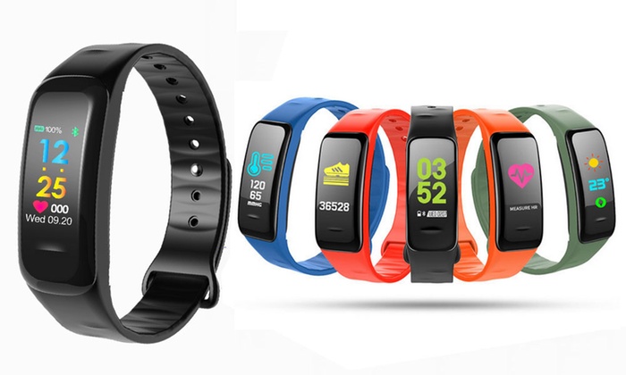 Activity Fitness Tracker with Heart Rate Monitor and Music Control: One ($29.95) or Two ($54.95)