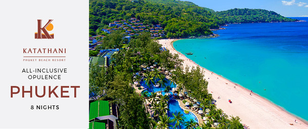 Katathani Phuket Beach Resort 8 Nights from AUD$1,998/room