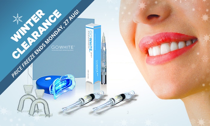 WINTER CLEARANCE: From $19.95 for a GoWhite Teeth Whitening Kits or Pens (Don’t Pay up to $977.60)