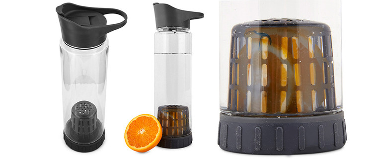 Jazz Up Your Daily Hydration Routine with These Fruit Infuser Water Bottle Two-Packs! Only $22 with Free Shipping!