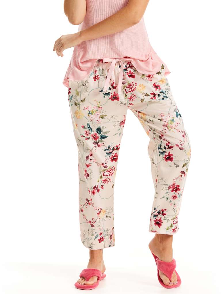 Wallpaper Floral 3/4 Pj Pant $55.96 AUD
