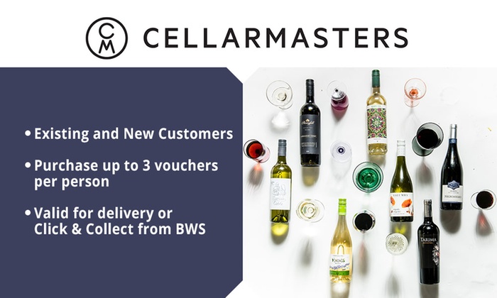 Cellarmasters: $10 for $100 to Spend Online – Min. Spend $200 – Existing & New Customers