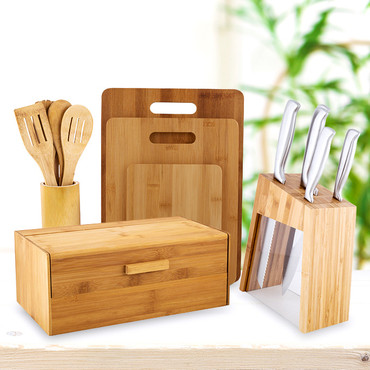 Stock Your Kitchen with Quality Bamboo Kitchen Accessories! From $9.99