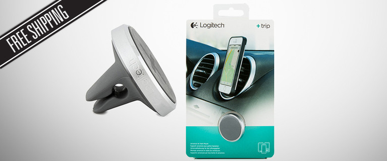 Never Get Lost or Miss a Call on A Long Drive with This Logitech Air Vent Phone Mount! Only $20 with Free Shipping