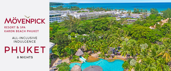 Mövenpick Karon Beach: All-Inclusive Sweet Escape 8 Nights from AUD$1,998