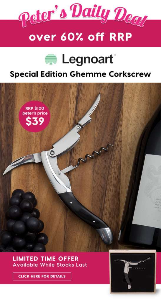 $39 Special Edition Ghemme Corkscrew from Legnoart. Over 60% off RRP.