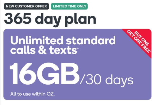 Kogan Mobile Prepaid Voucher Code: LARGE (365 Days | 16GB Per 30 Days) – Buy One Get One Free | $ 399.90  (Don’t Pay  $799.80)