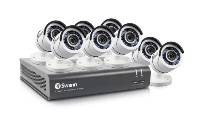 Swann DVR-4595 8 Channel 1080p Full HD Digital Video Recorder with 8 x PRO-T852 Cameras (SWDVK-845958-AU)