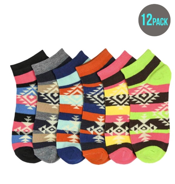 Basics In Bundles 12 Pack Ankle Socks Assorted $11.99 (Price elsewhere $25.00)