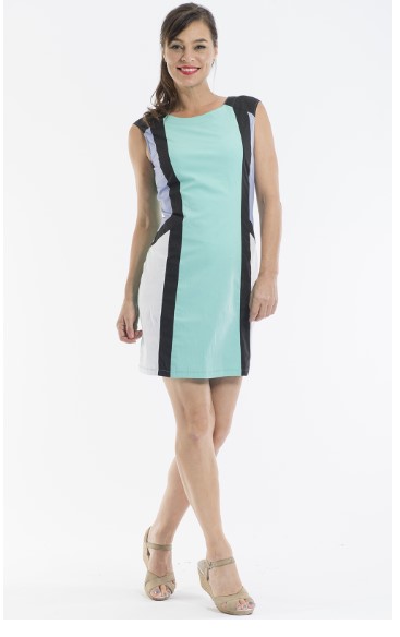 Orientique Mint/Orchi Bangalene Dress Panels $39.00 (RRP $99.00)