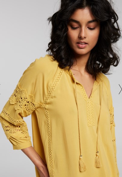 Buy 1 Get 1 50% Off | ADRIANA LACE INSERT BLOUSE $69.95