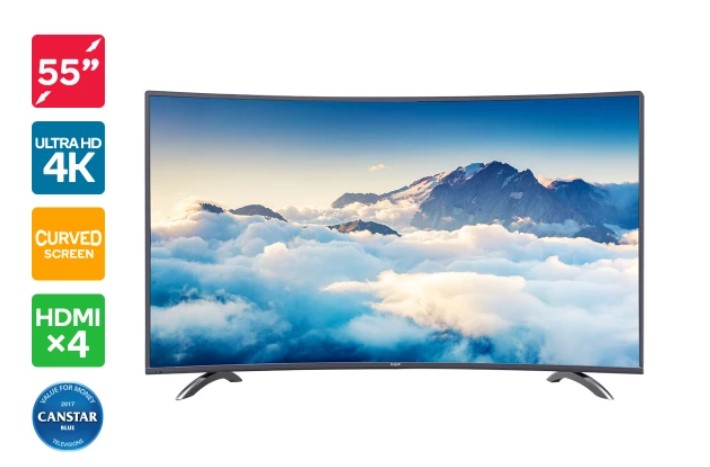 PRICE DROP: Kogan 55″ Curved 4K LED TV (Series 9 MU9500) $549 + Delivery (Was $599)