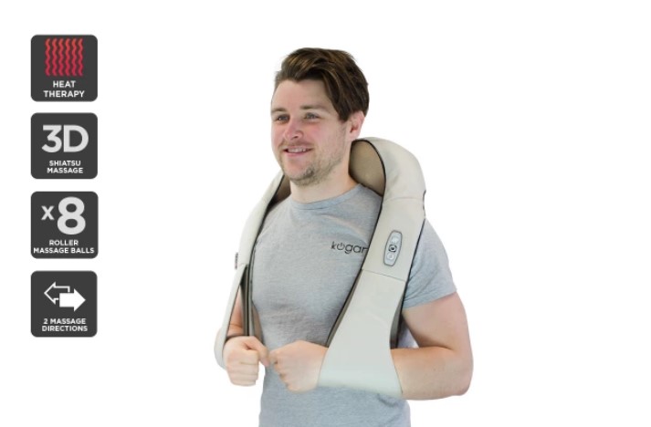 Kogan Heated Shiatsu Neck & Shoulder Massager $69 + FREE SHIPPING (Was $89)