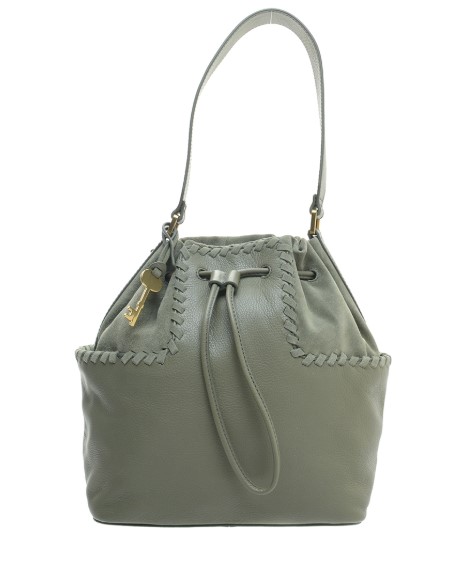 Fossil Leather Hobo-LH-562538-BayLeaf Now $219.00 (Price elsewhere $299.00)