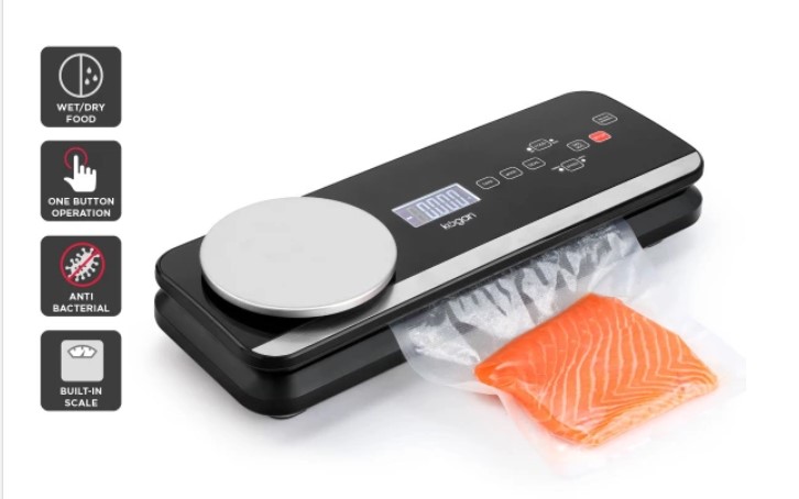 Kogan 2-in-1 Food Vacuum Sealer with Kitchen Scale $99 + FREE SHIPPING (Beat the price rise to $149)