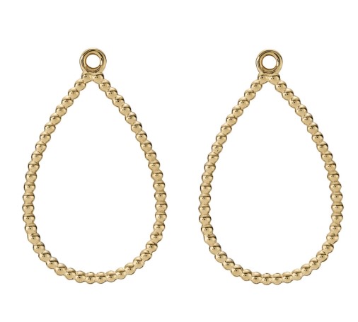 PANDORA Raindrops 14K Twisted Teardrop Earring Charms $238.20 (Price elsewhere $519.00)
