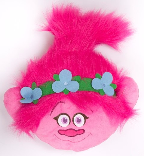 35x35cm Trolls Glow Shaped Cushion $18.00 (Price elsewhere $26.00)