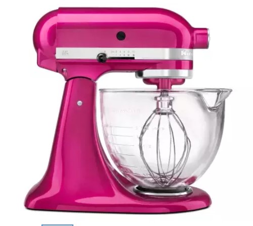 KitchenAid KSM170 Stand Mixer with Premium Finish and 4.7L Glass Bowl – Raspberry Ice (5KSM170ARI) $499 + FREE SHIPPING (RRP $929)