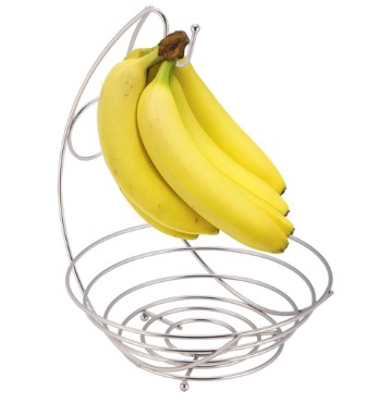 Banana Tree With Fruit Bowl Nickel Plated $19.00