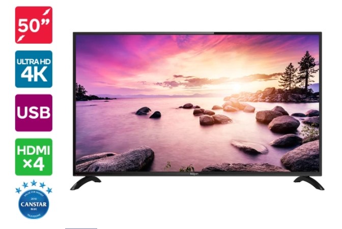 Kogan 50″ 4K LED TV (Series 8 JU8000) $399 + Delivery (Was $449)