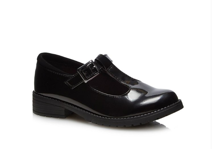 Debenhams – ‘Girls’ black patent T-bar school shoes Now $28.80 – $37.44 Save up to $9.36 (Was $36.00 – $46.80)